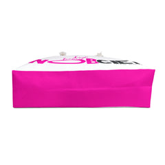 SnobCiety Weekender Bag | White & Pink
