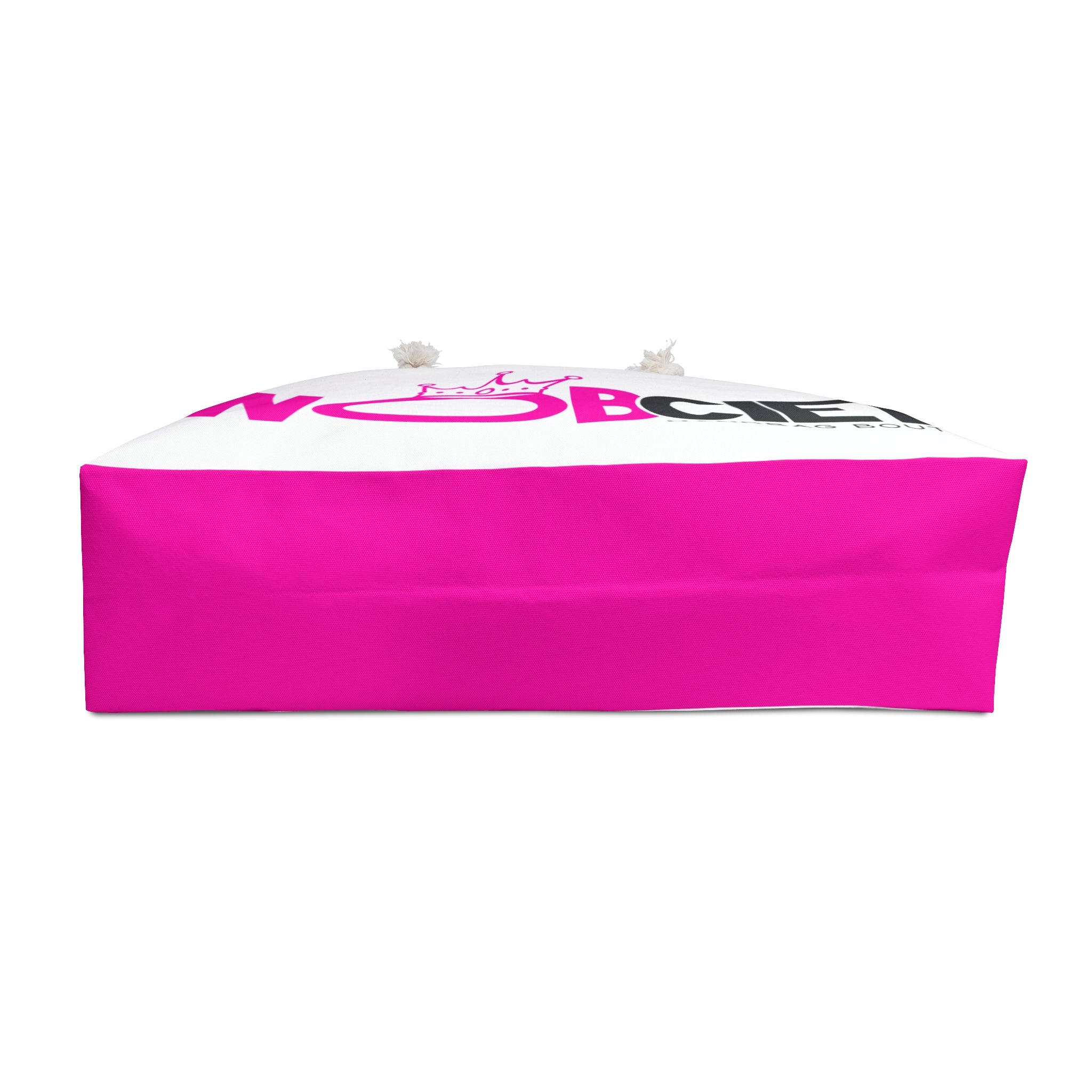 SnobCiety Weekender Bag | White & Pink